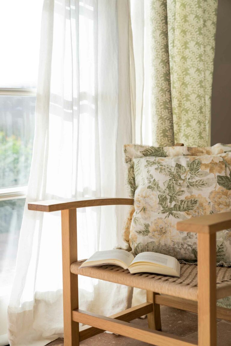 Faded Floral Green