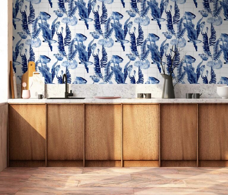 Bank of Fish Tiles