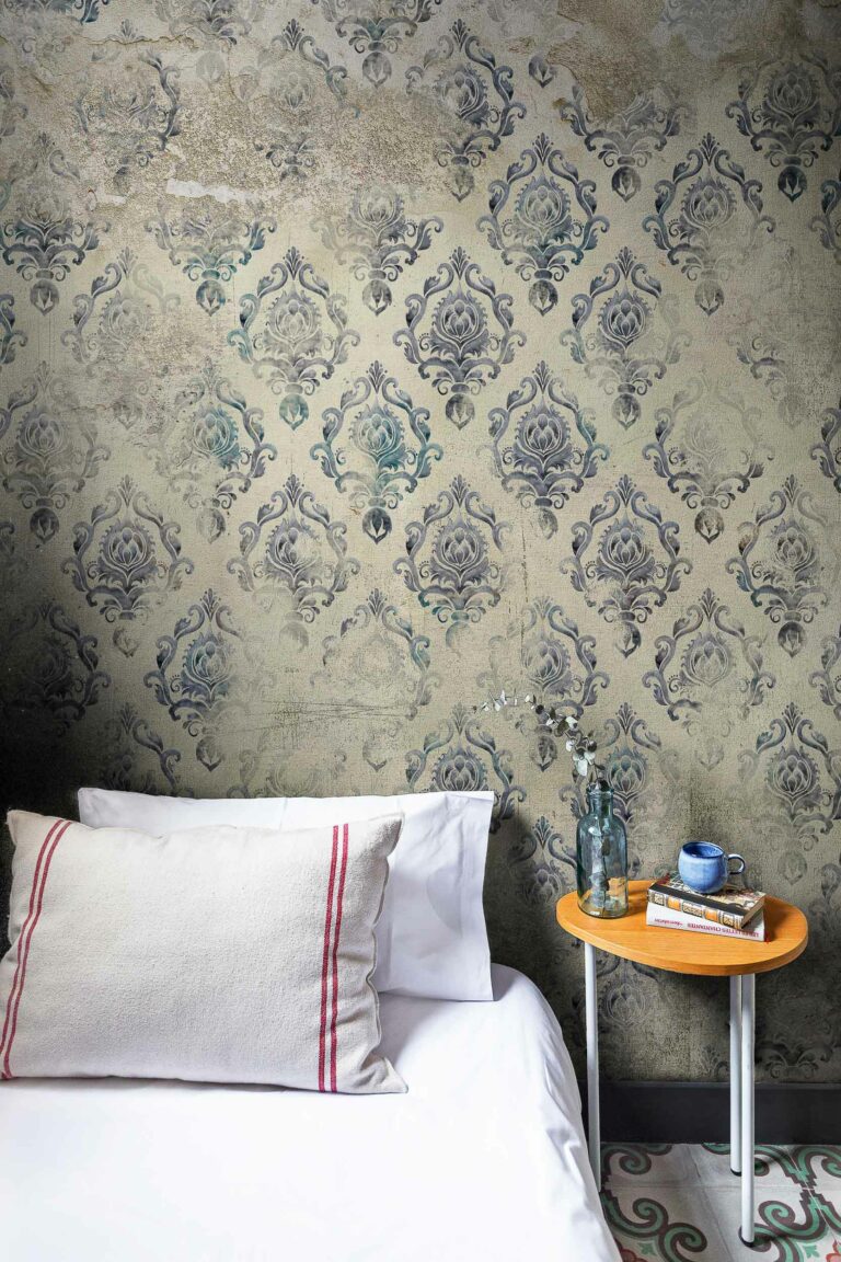 Broken Damask Blue