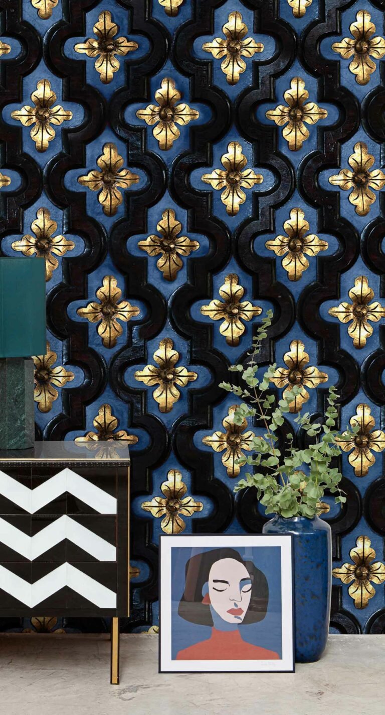 Carved Indigo