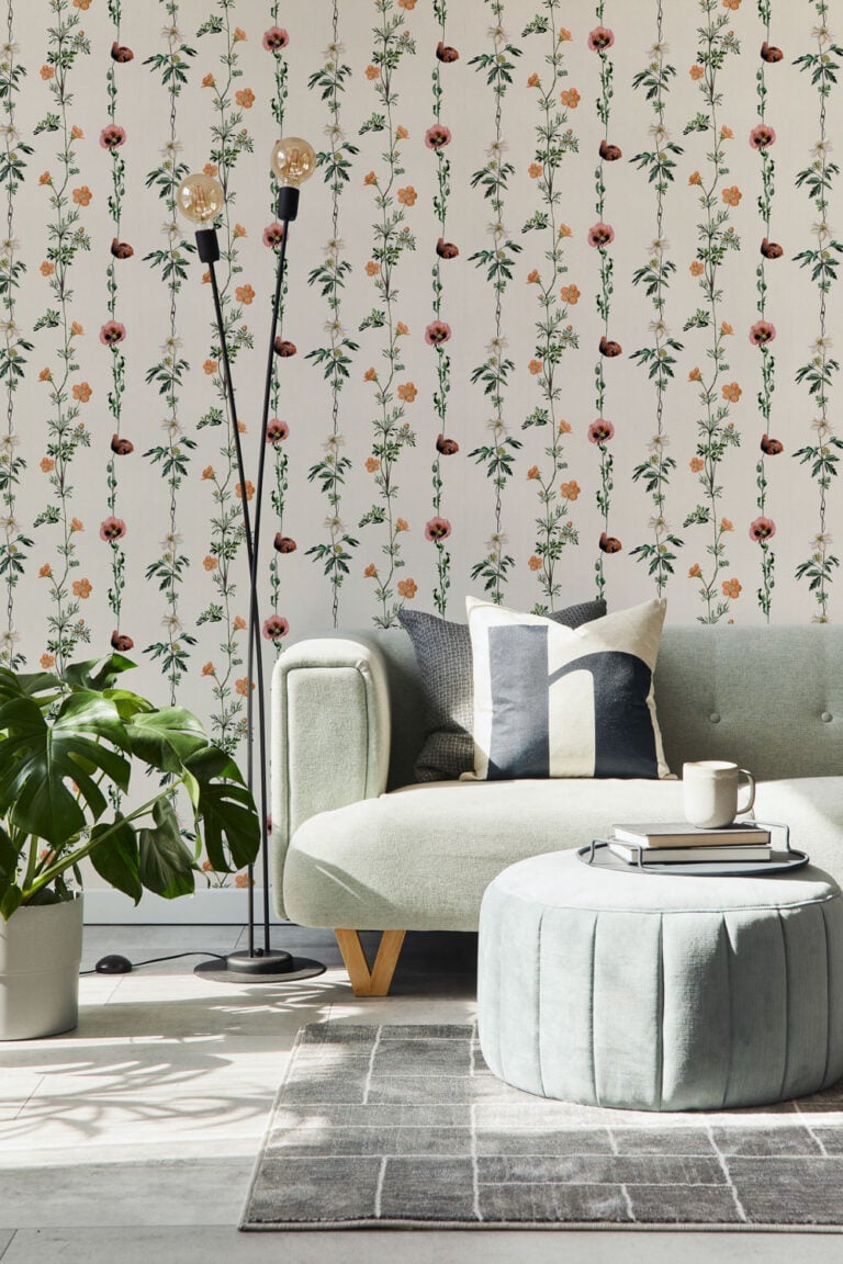Climbing Flowers Linen