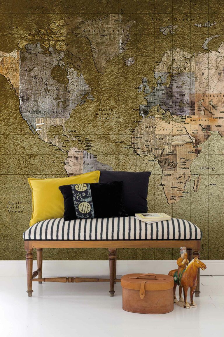 Newspaper map Color