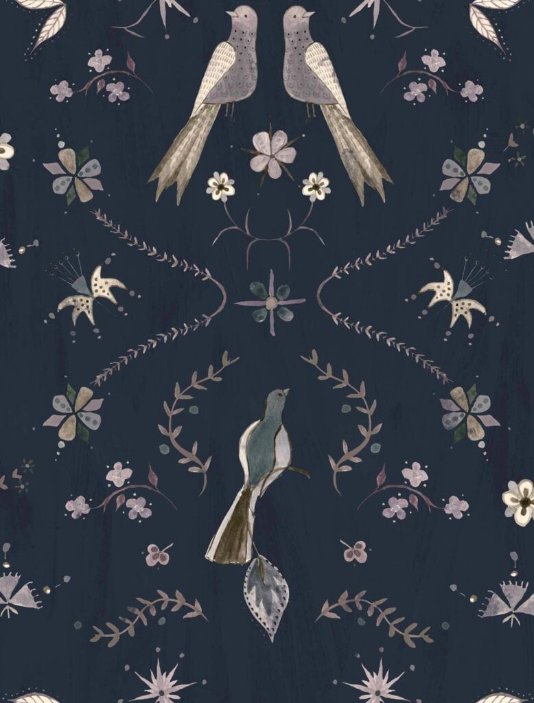Metaphoric birds Blue