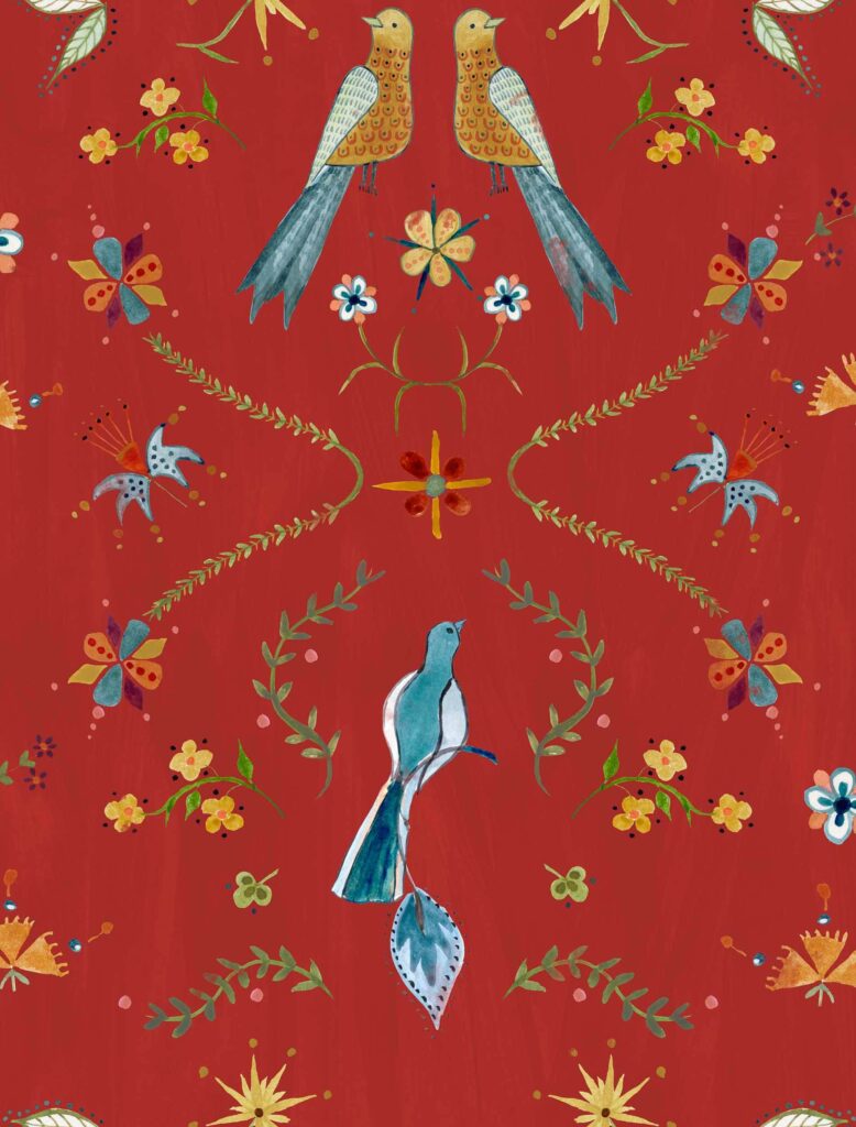 Metaphoric birds Red