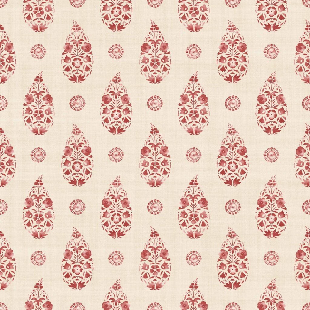 Paisley Red