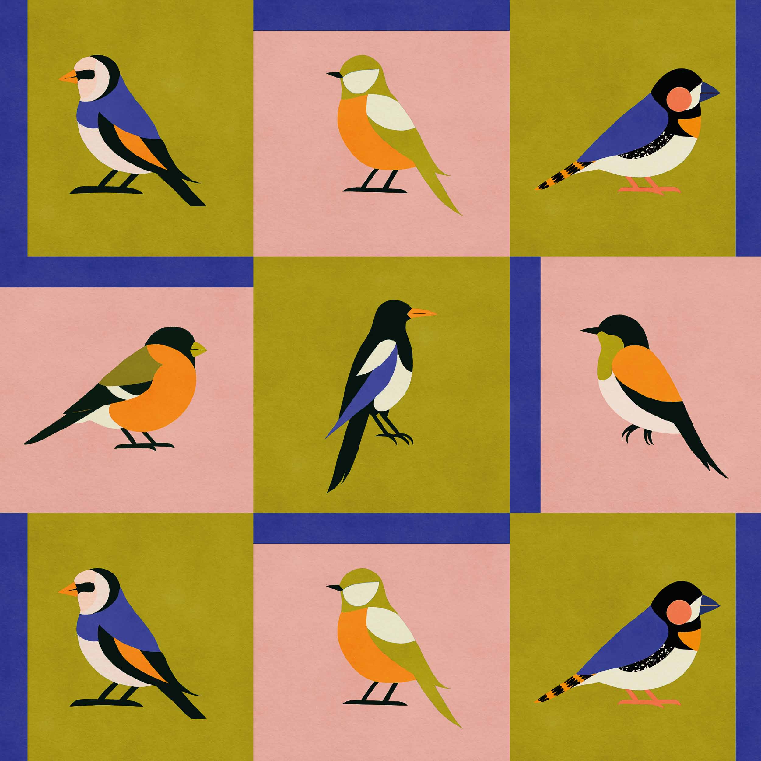 Como um pássaro Cobalt