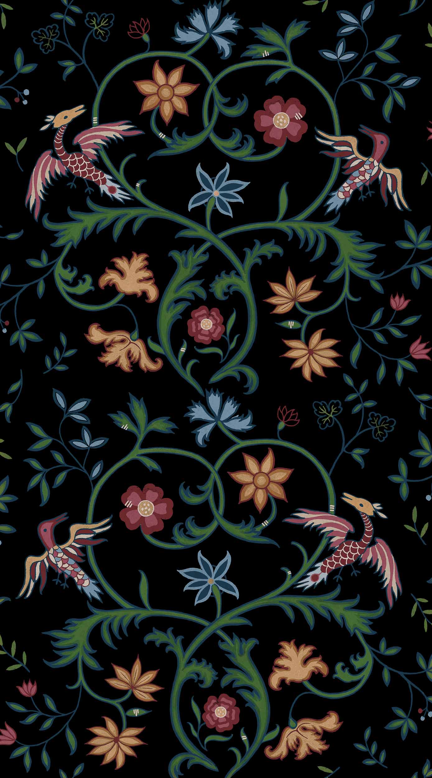 Antwerp Damask Onyx