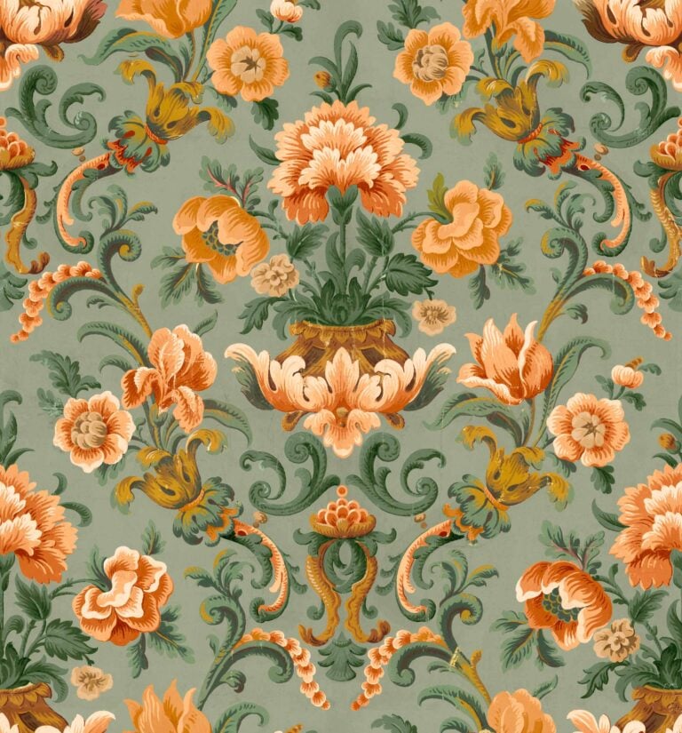 Aranjuez Damask Sage