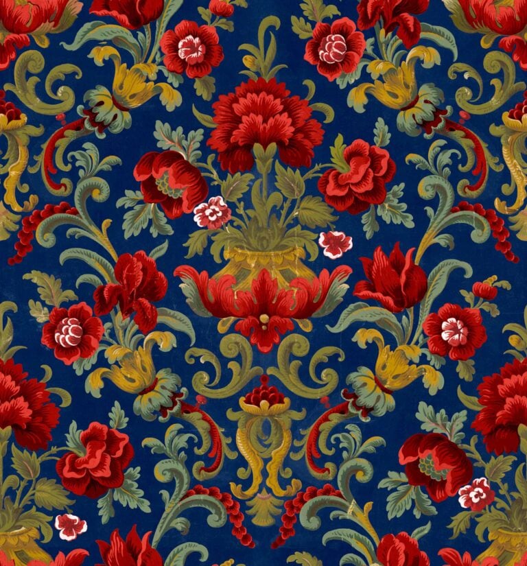 Aranjuez Damask Vermilion