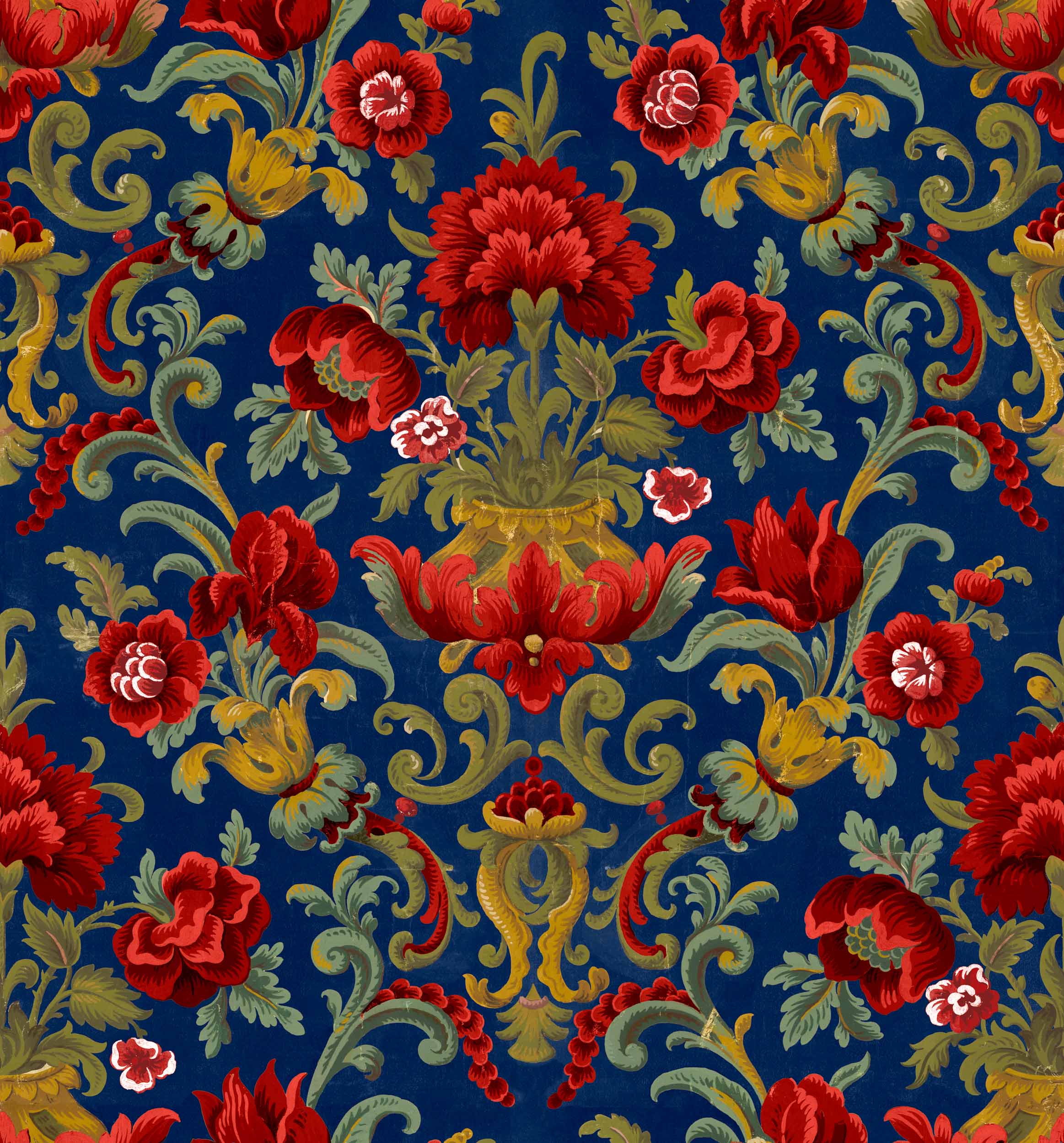 Aranjuez Damask Vermilion