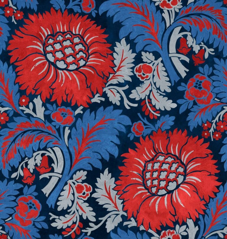 Chinese Damask Vermilion