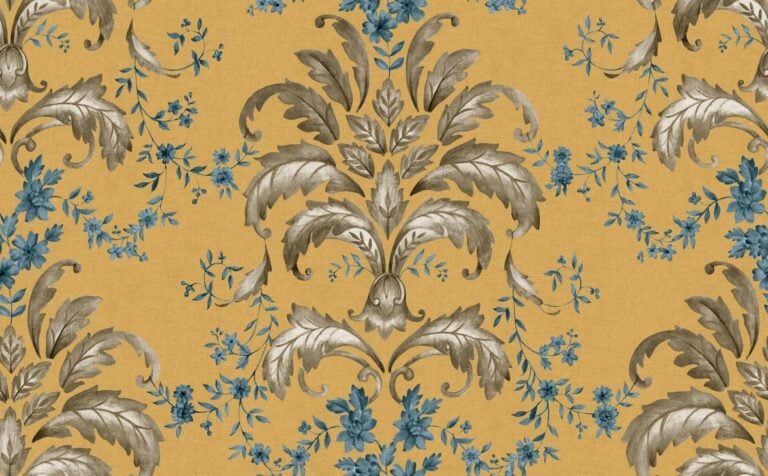 French Damask Mustard