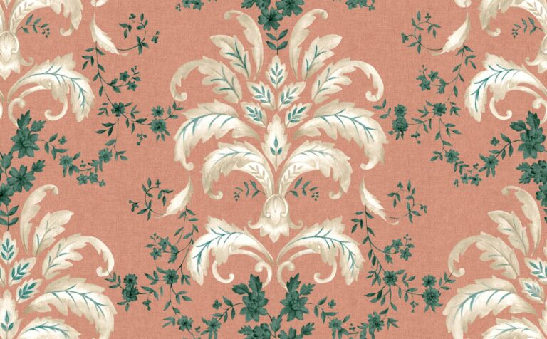 French Damask Peach