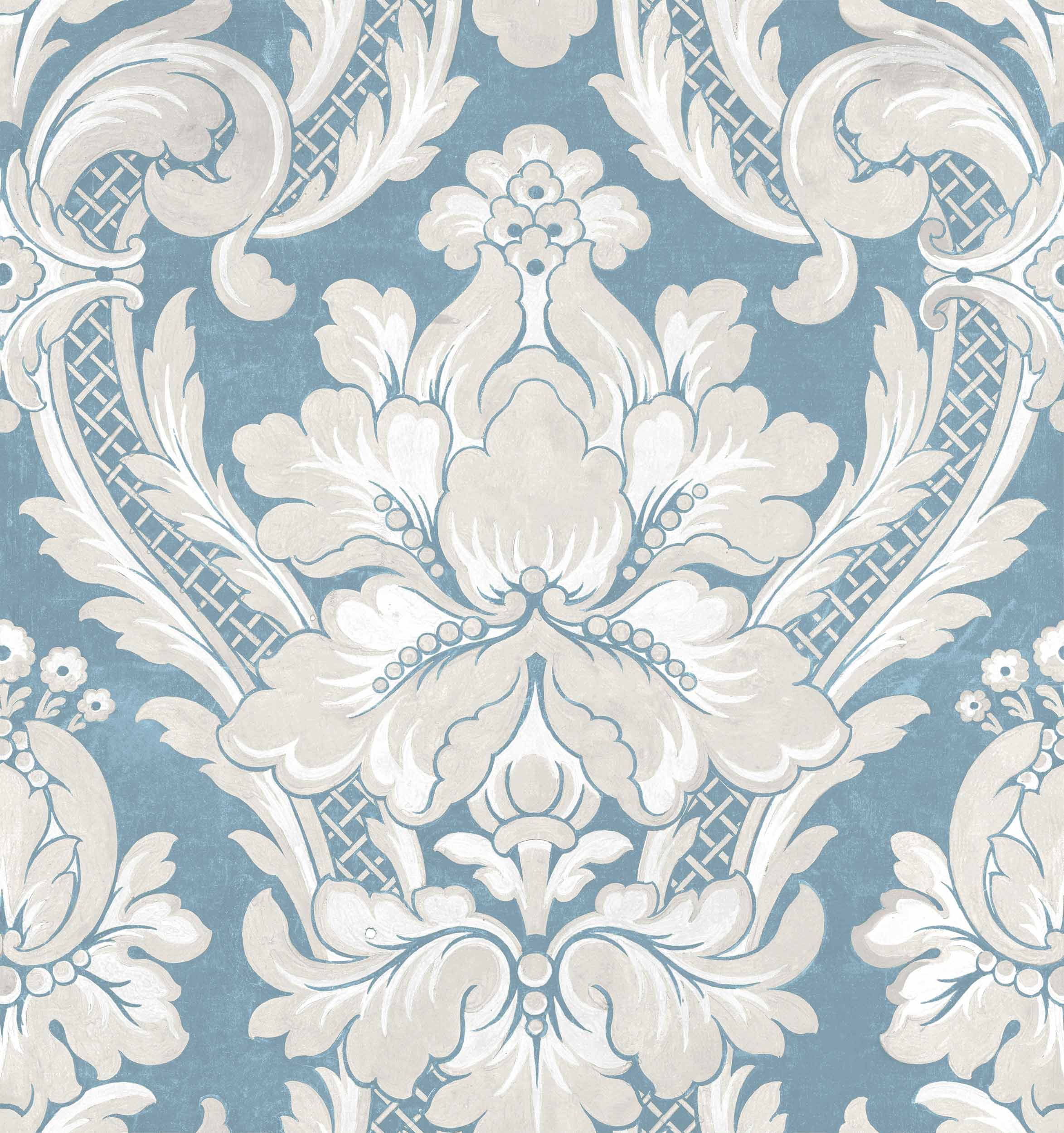 Venetian Damask Sapphire