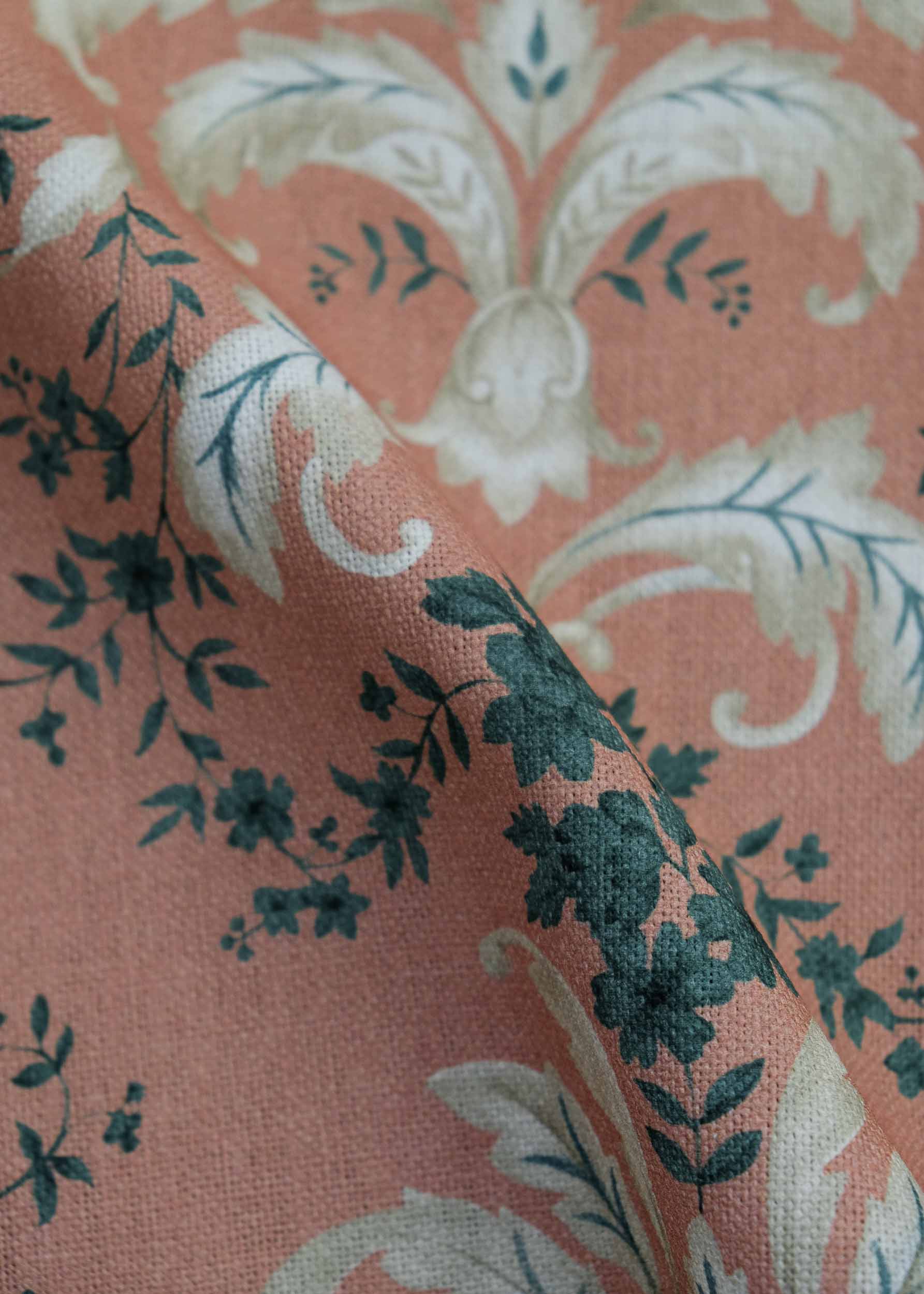 French Damask Coral