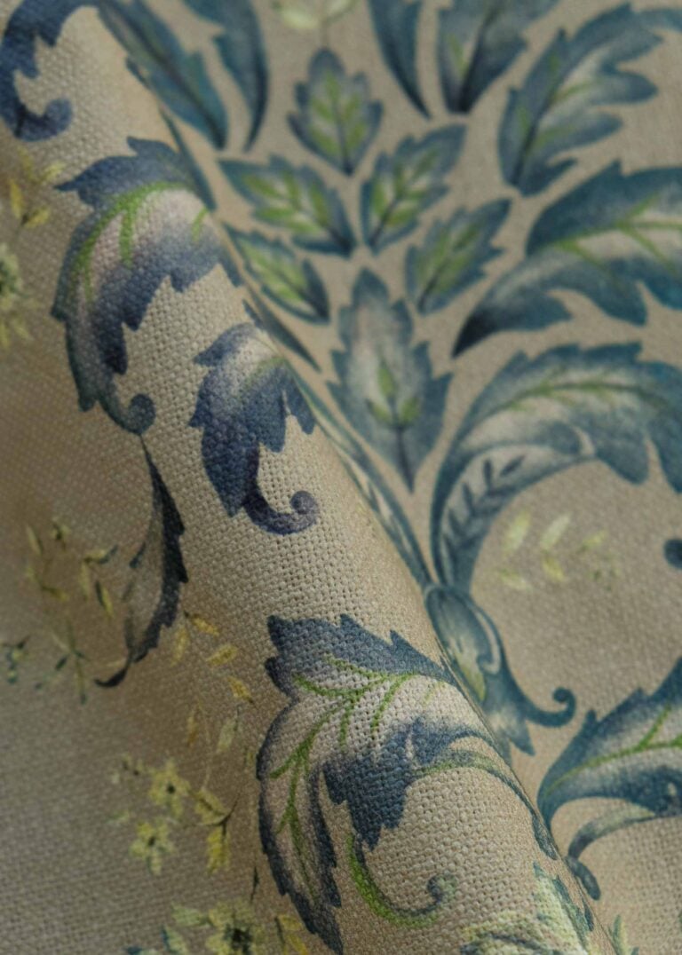 French Damask Sapphire