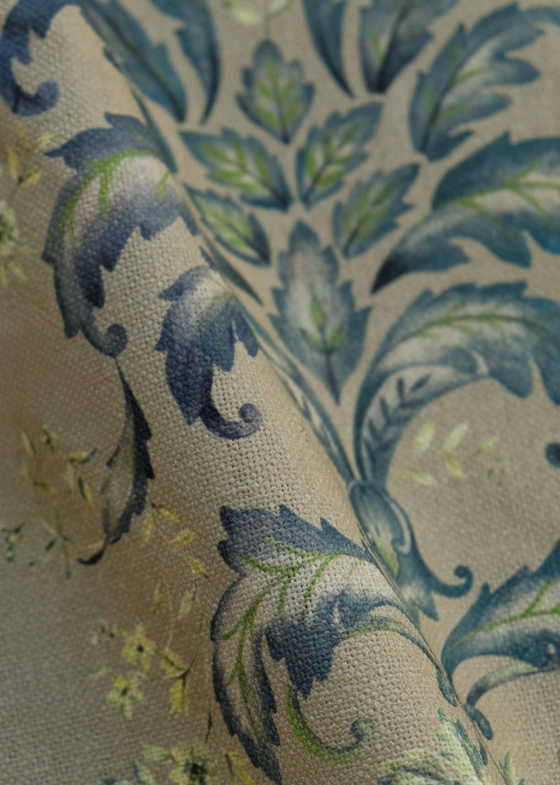 French Damask Sapphire