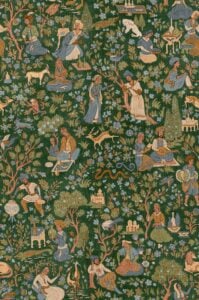 Kalamkari Pistachio