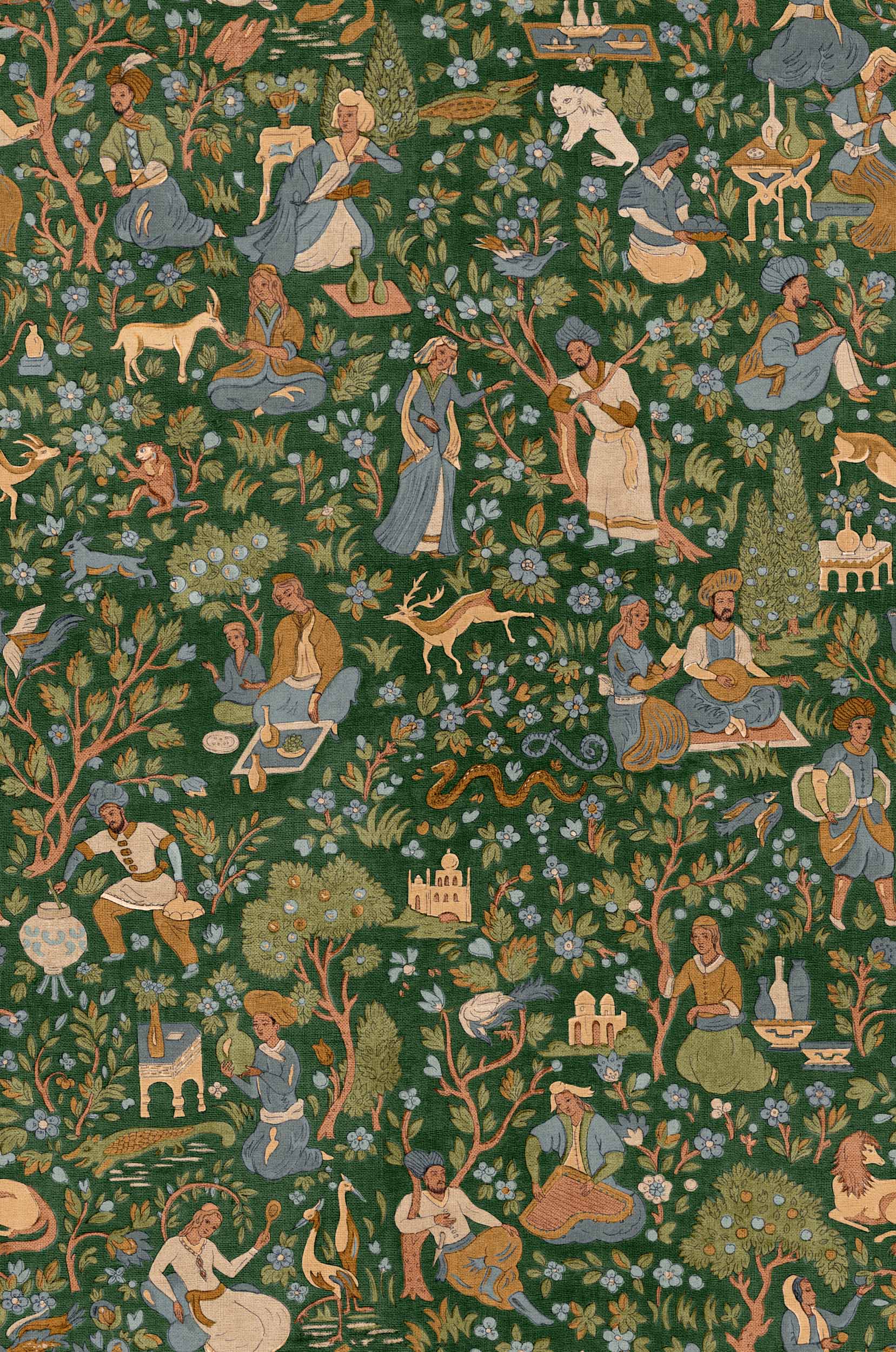 Kalamkari Pistachio